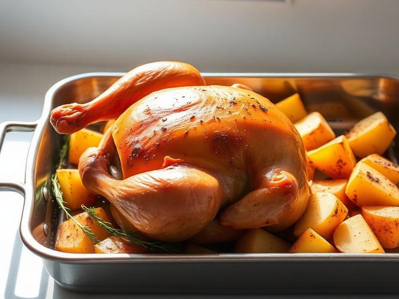 Frango Assado com Batatas